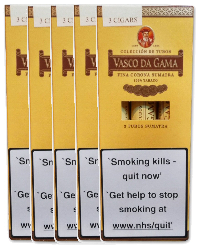 Vasco Da Gama Sumatra Corona Cigar - 5 x 3 pack (15 cigars)